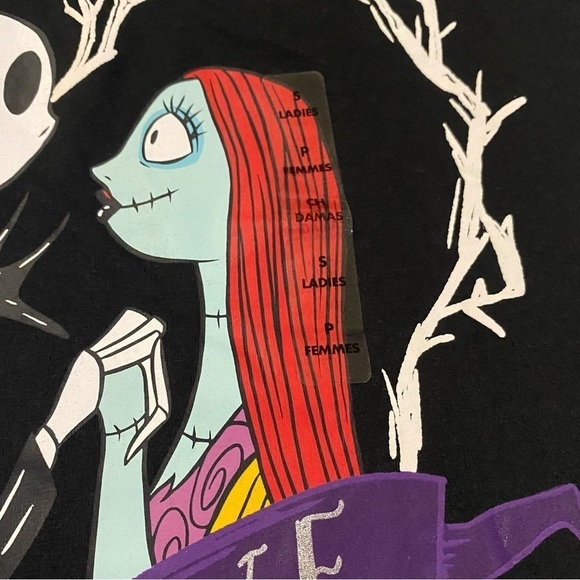 Disney jack and sally
NIGHTMARE BEFORE CHRISTMAS adult black cotton shirt size S - Picture 8 of 10